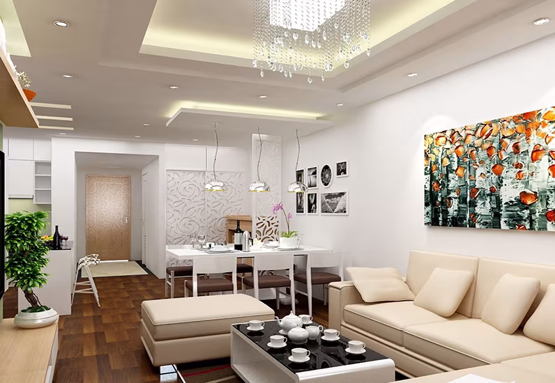 Hướng dẫn bố trí phòng khách chung cư