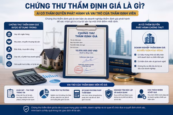 Chứng Thư Thẩm Định Giá Là Gì? Ai Có Thẩm Quyền Phát Hành Chứng Thư