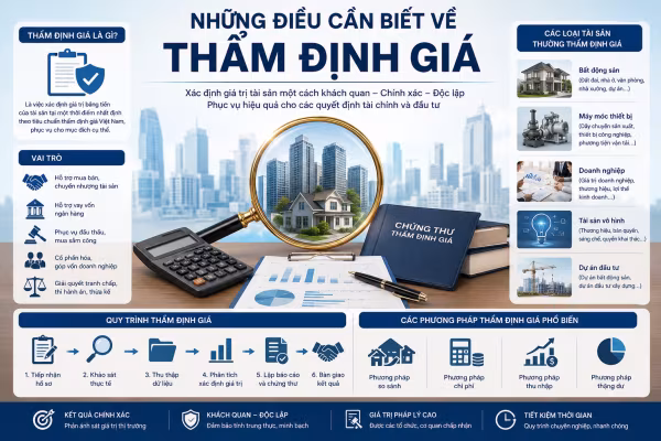 Những Điều Cần Biết Về Thẩm Định Giá