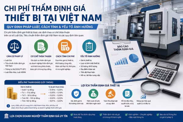 Chi Phí Thẩm Định Giá Thiết Bị Mới Nhất 2026