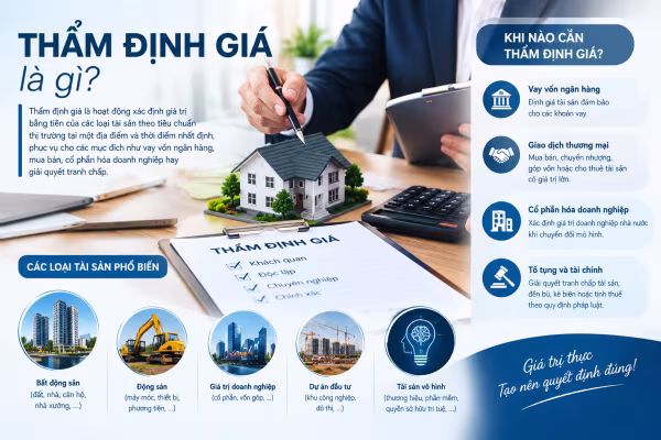 Dịch vụ thẩm định giá chuyên nghiệp – Công ty TNHH Định giá Bến Thành – Hà Nội