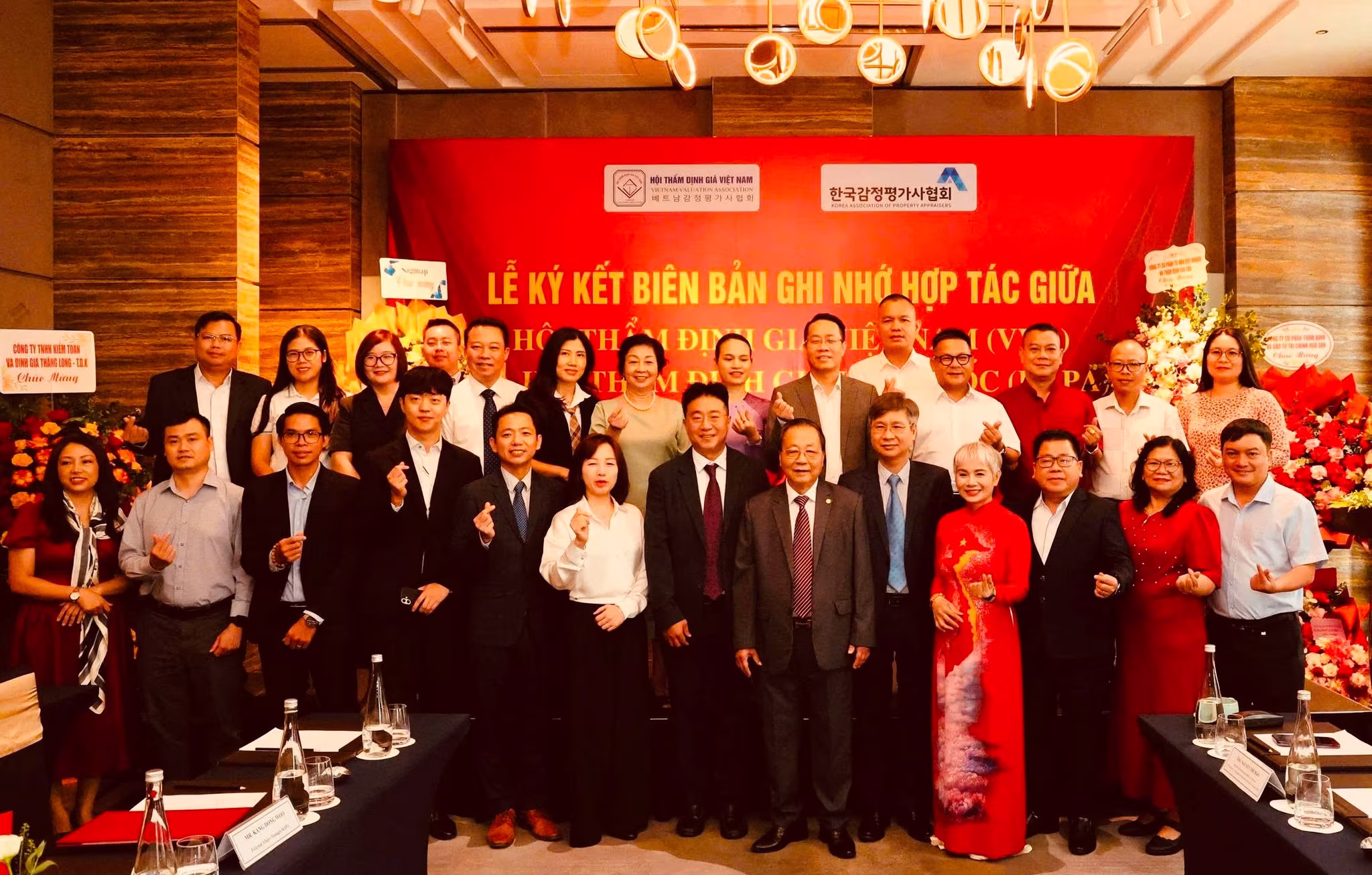 Hội Thẩm định giá Việt Nam ký biên bản ghi nhớ hợp tác với Hội Thẩm định giá Hàn Quốc
