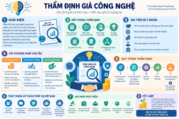 THẨM ĐỊNH GIÁ CÔNG NGHỆ: VAI TRÒ, PHƯƠNG PHÁP VÀ TRIỂN VỌNG PHÁT TRIỂN TRONG NỀN KINH TẾ SỐ 2 THẨM ĐỊNH GIÁ CÔNG NGHỆ: VAI TRÒ, PHƯƠNG PHÁP VÀ TRIỂN VỌNG PHÁT TRIỂN TRONG NỀN KINH TẾ SỐ